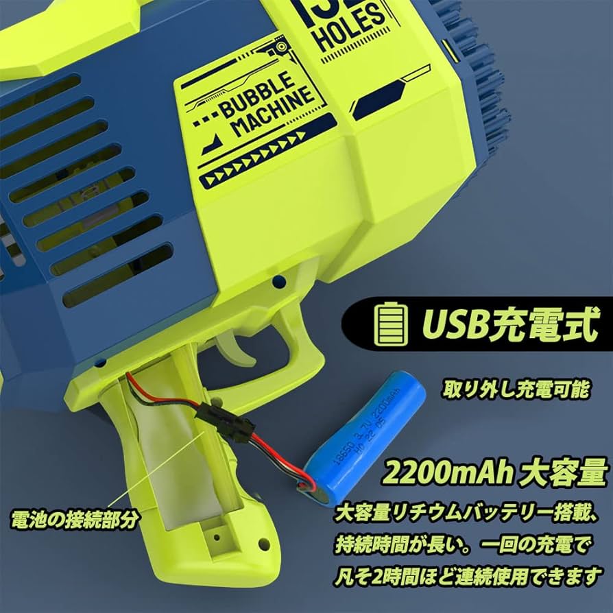 バブルガン　8個セット 楽天市場】【シャボン玉】【電動】ハック エレクトリックバブル